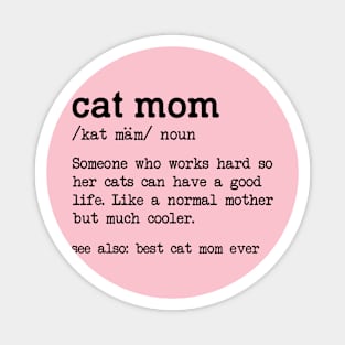 Cat Mom Magnet